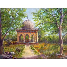 Fahad Ali, 18 x 24 Inch, Oil on Canvas, Cityscape Painting, AC-FAL-025